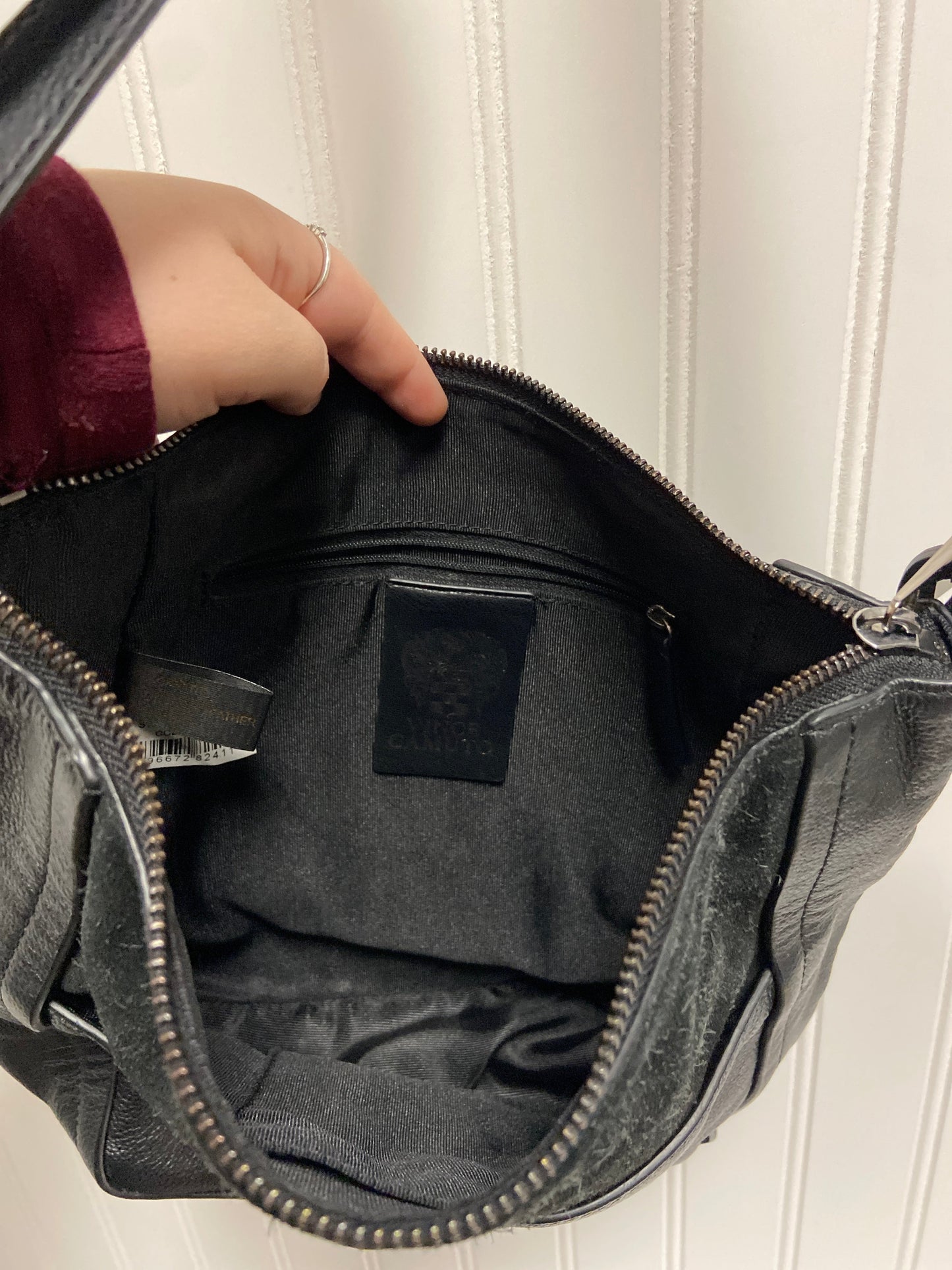 Handbag Leather By Vince Camuto  Size: Medium
