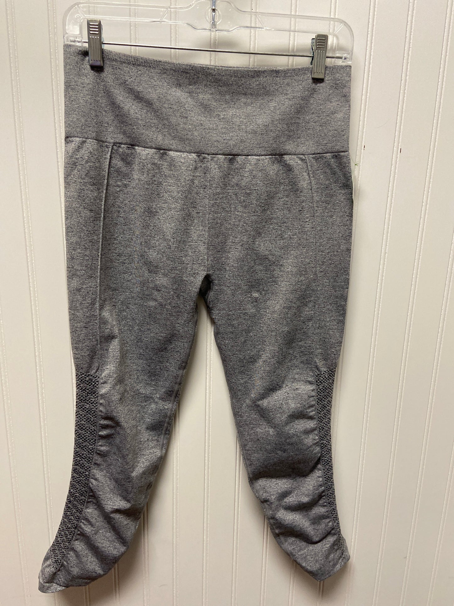 Athletic Leggings By Fabletics In Grey, Size: L