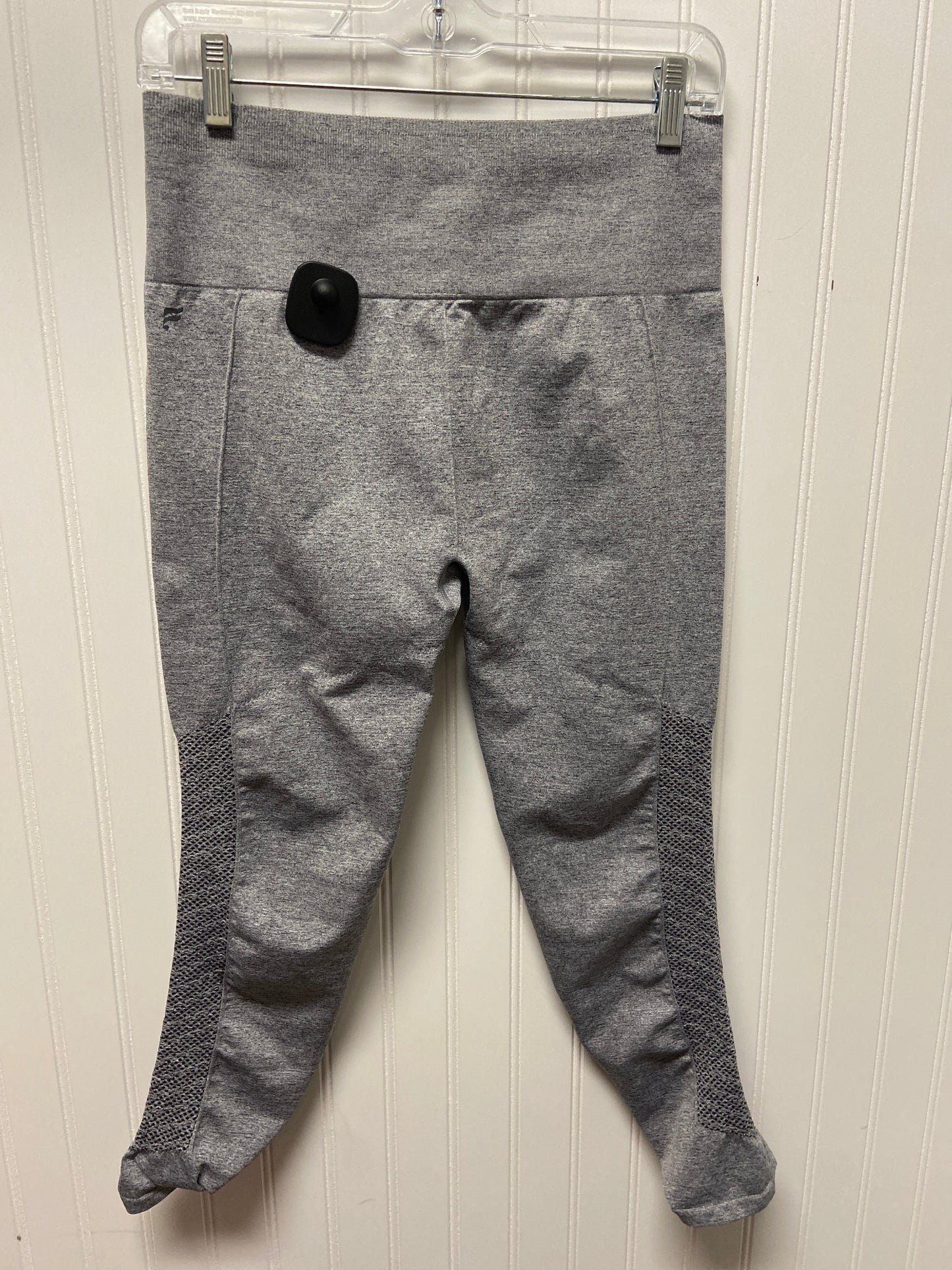 Athletic Leggings By Fabletics In Grey, Size: L