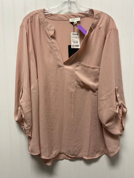 Top Long Sleeve By Adrienne Vittadini  Size: 2x