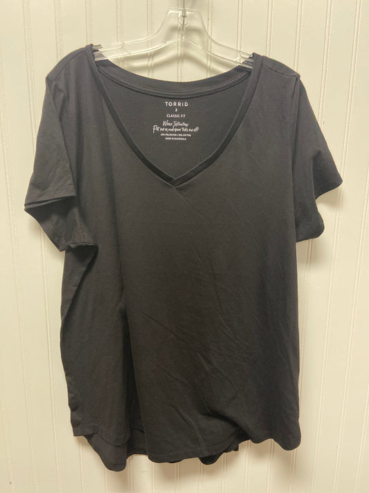 Top Short Sleeve Basic By Torrid  Size: 3x