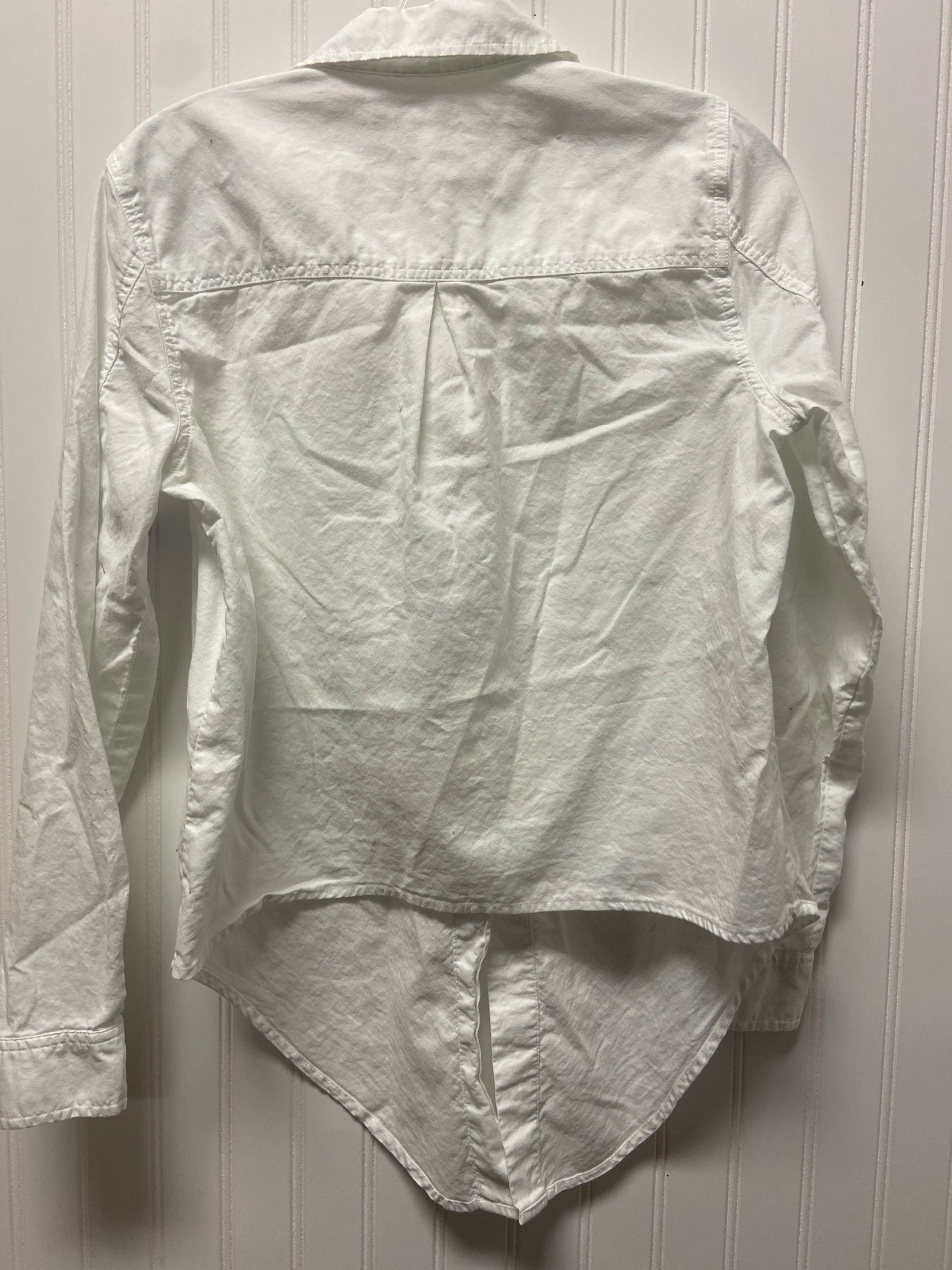 White Blouse Long Sleeve Madewell, Size M