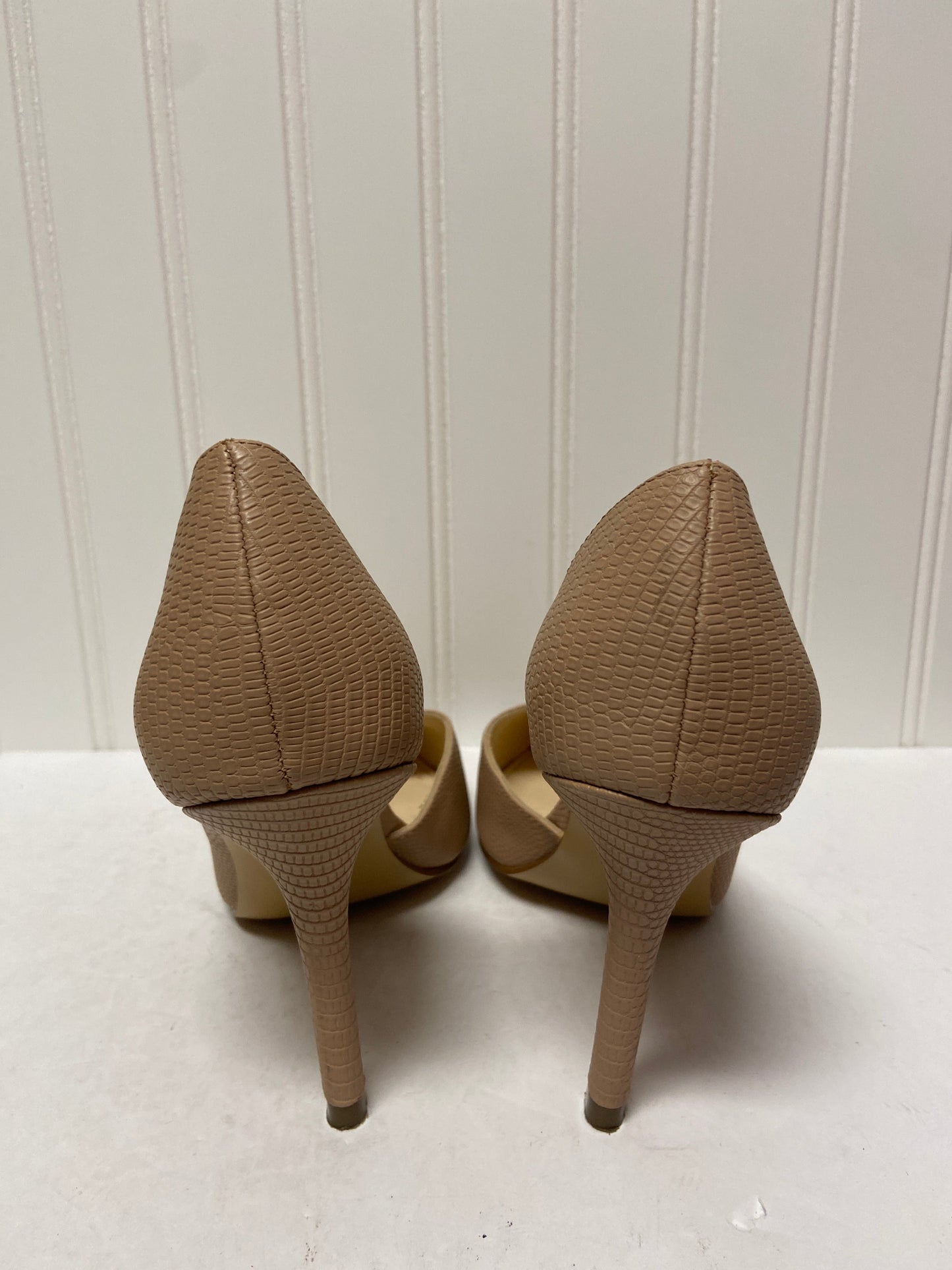 Taupe Shoes Heels Stiletto Nine West, Size 8