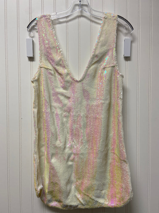 Pink & White Tunic Sleeveless Free People, Size Xs