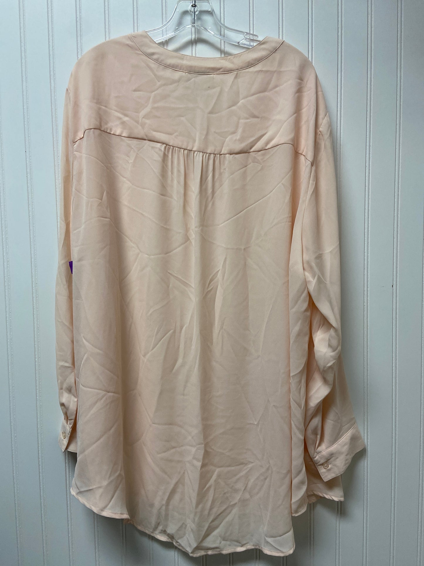 Peach Top Long Sleeve Ava & Viv, Size 3x