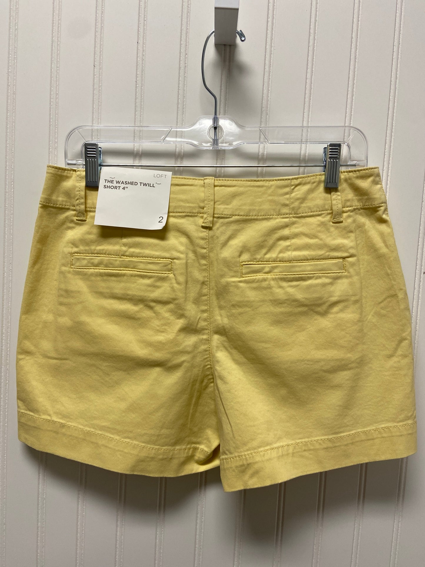 Yellow Shorts Loft, Size 2