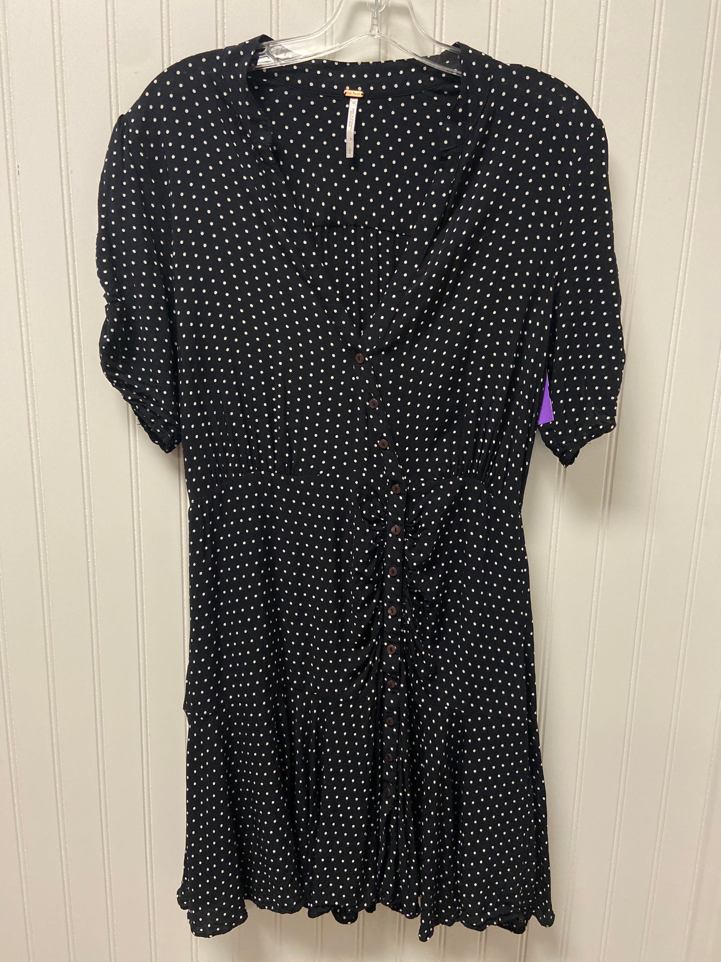 Polkadot Pattern Dress Casual Midi Free People, Size L