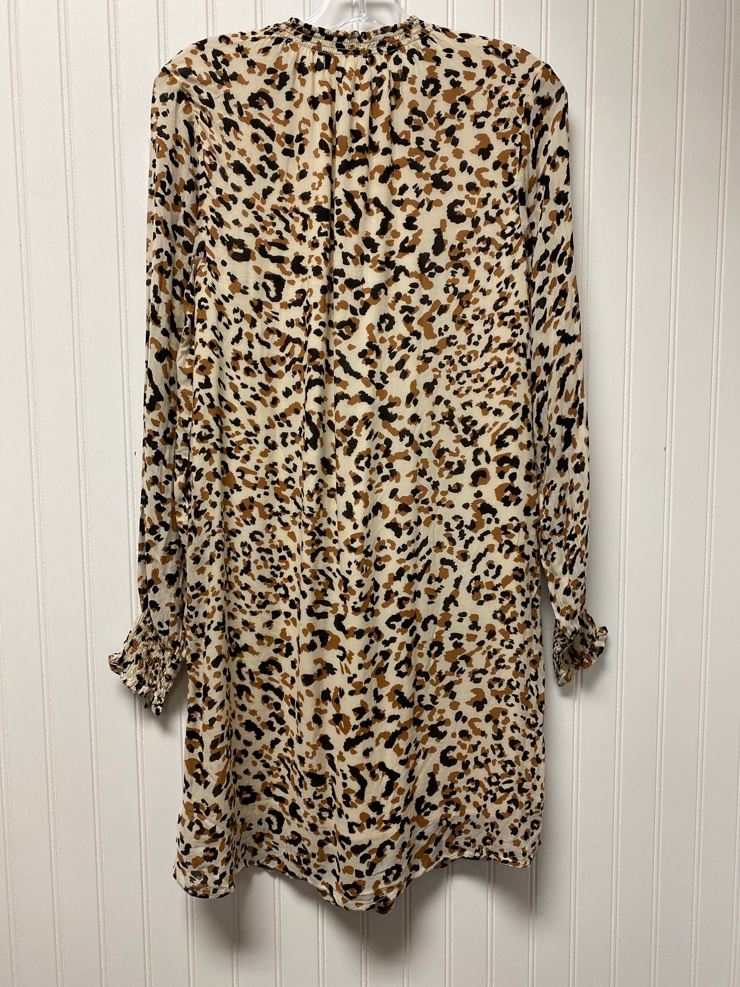 Animal Print Dress Casual Short Cloth & Stone, Size S