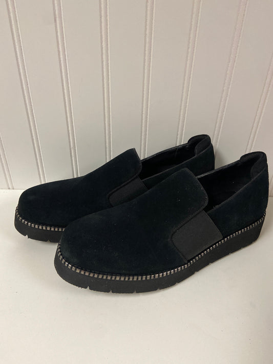 Black Shoes Flats Vaneli, Size 8