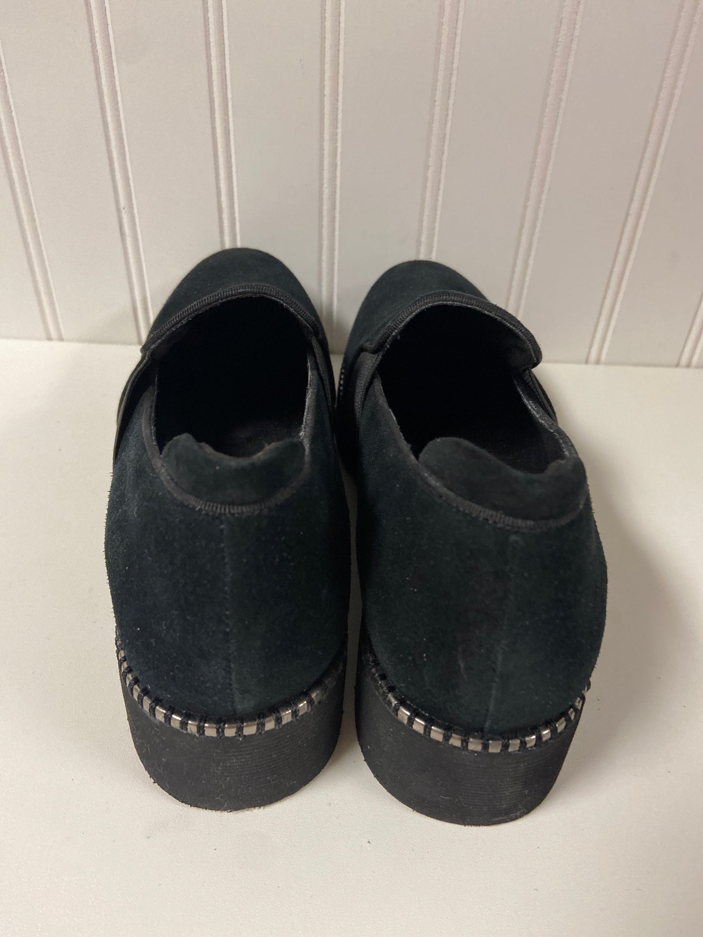 Black Shoes Flats Vaneli, Size 8