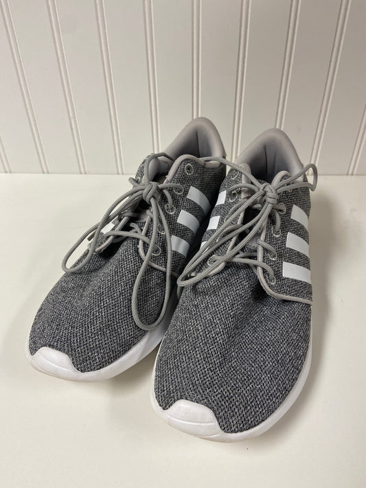 Grey Shoes Athletic Adidas, Size 9