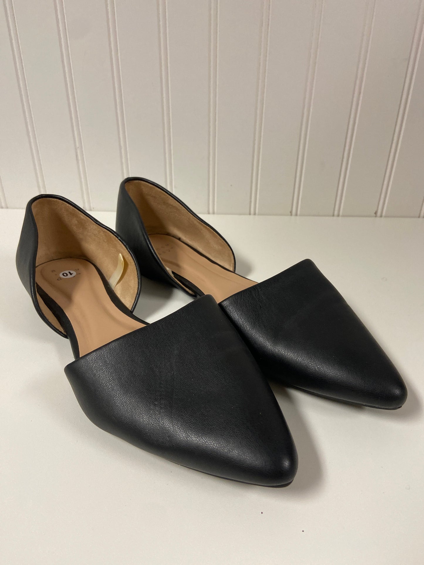 Shoes Flats By A New Day In Black, Size: 10