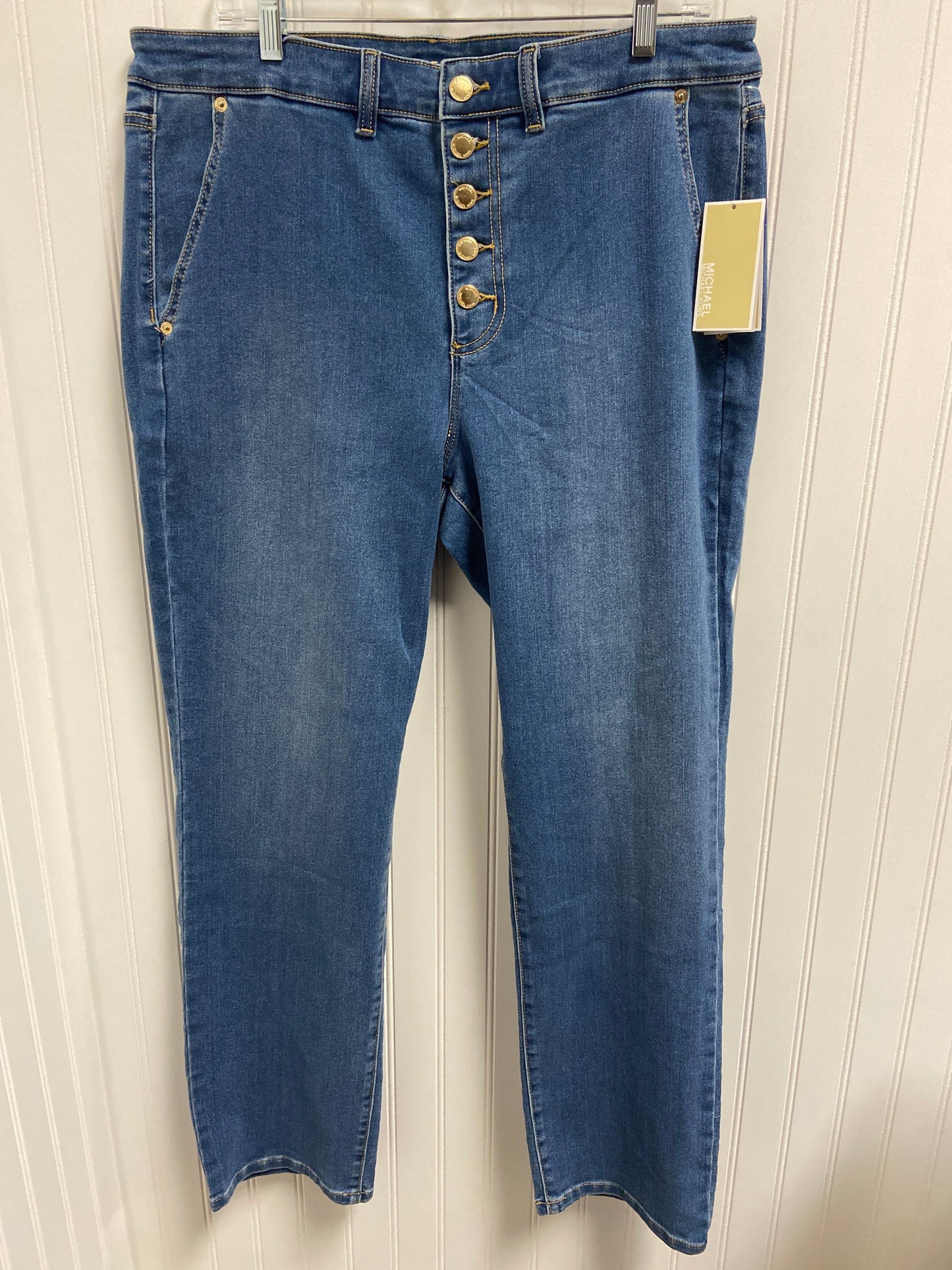 Jeans Designer By Michael Kors In Blue Denim, Size: 14