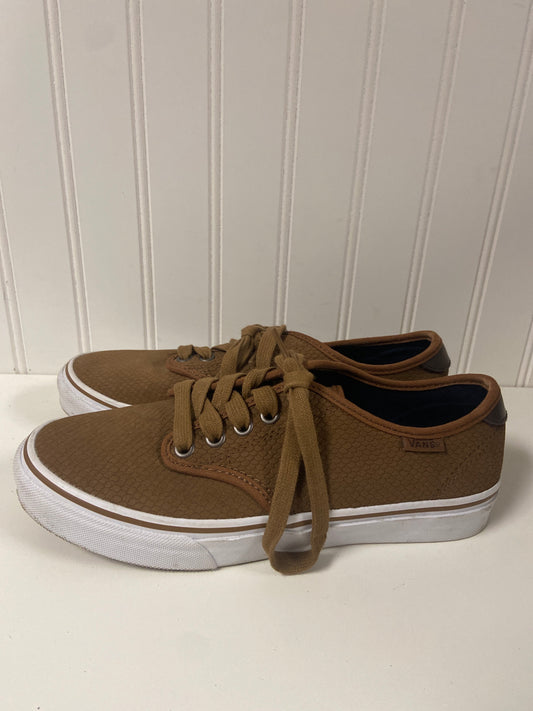 Shoes Sneakers By Vans In Tan, Size: 7