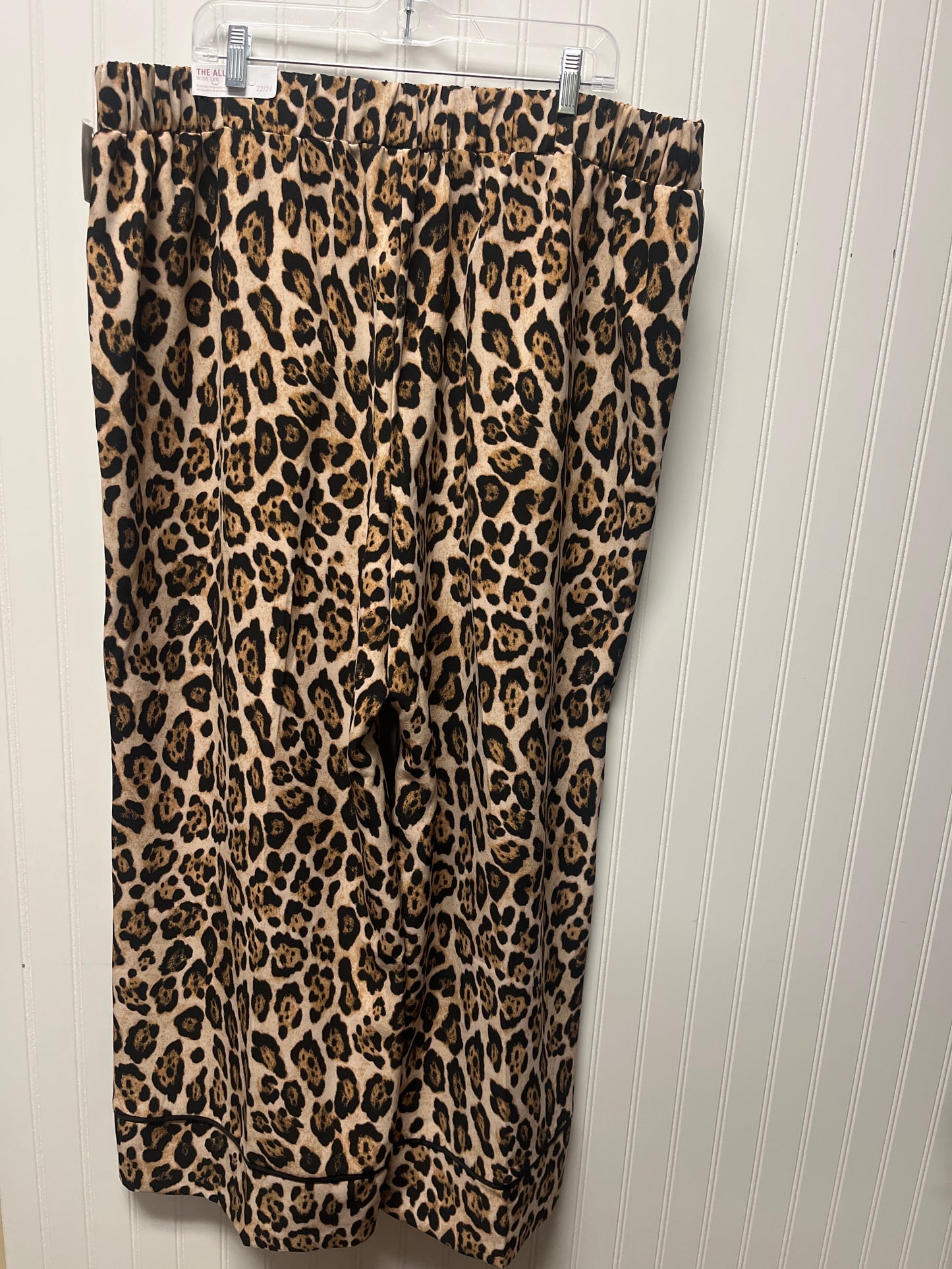 Pants Wide Leg By Lane Bryant In Animal Print, Size: 22