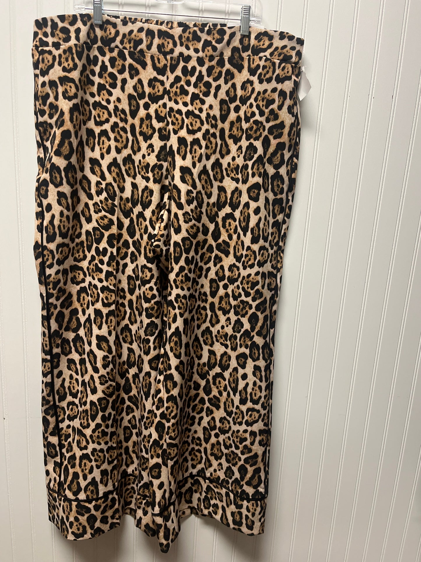 Pants Wide Leg By Lane Bryant In Animal Print, Size: 22