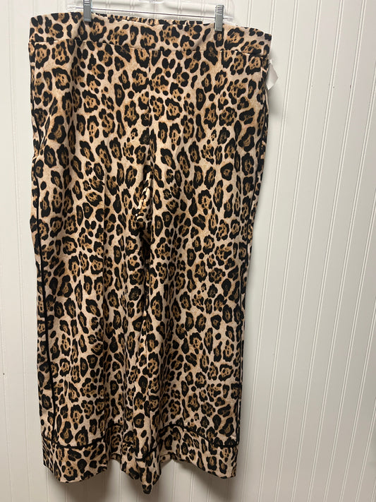 Pants Wide Leg By Lane Bryant In Animal Print, Size: 22