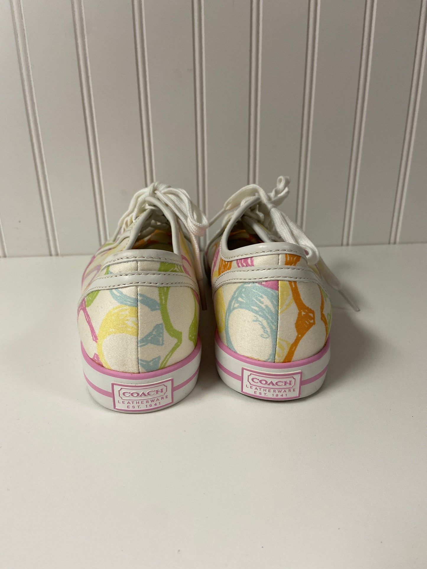 Shoes Designer By Coach In Multi-colored, Size: 6