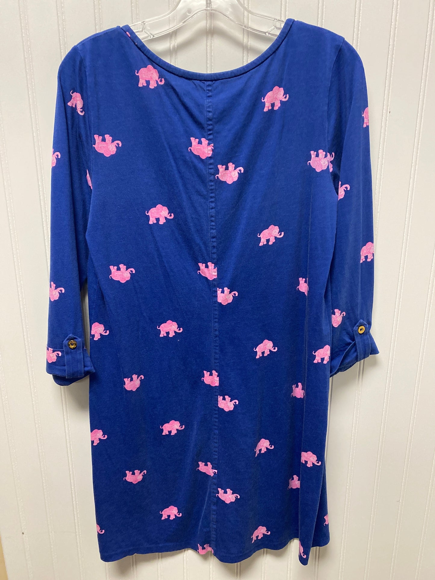 Dress Designer By Lilly Pulitzer In Blue & Pink, Size: M