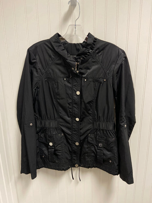 Jacket Windbreaker By White House Black Market In Black, Size: M