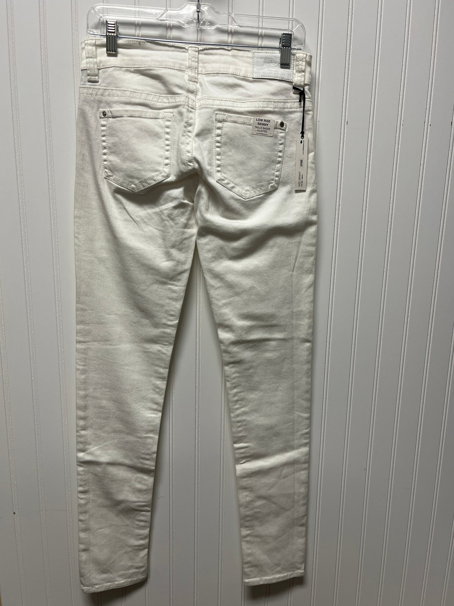 Jeans Skinny By Buffalo David Bitton In White Denim, Size: 4