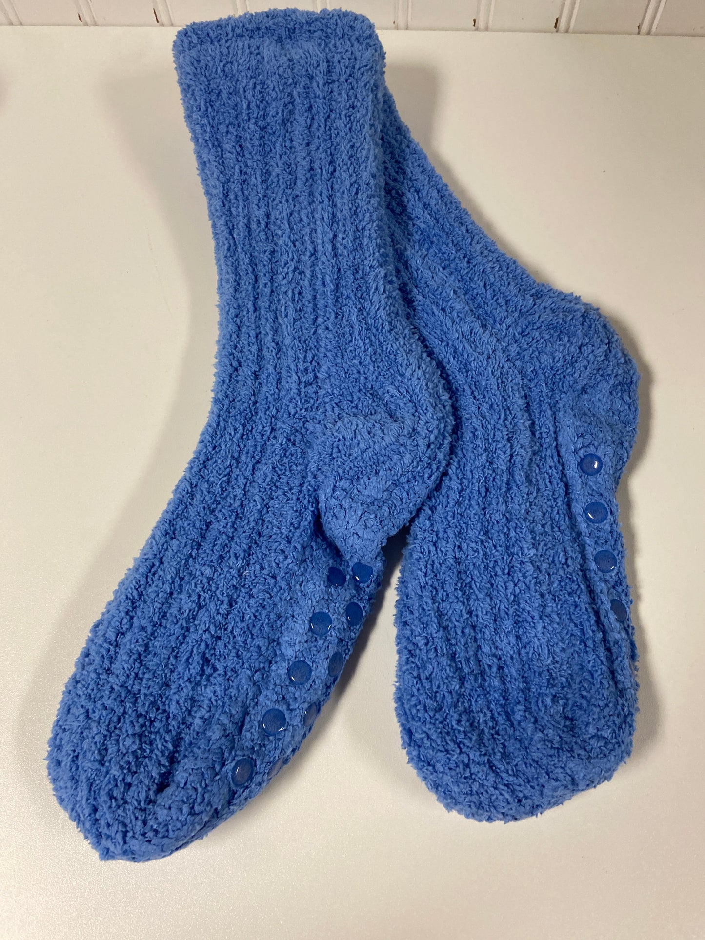 Socks By Clothes Mentor In Blue, Size: L