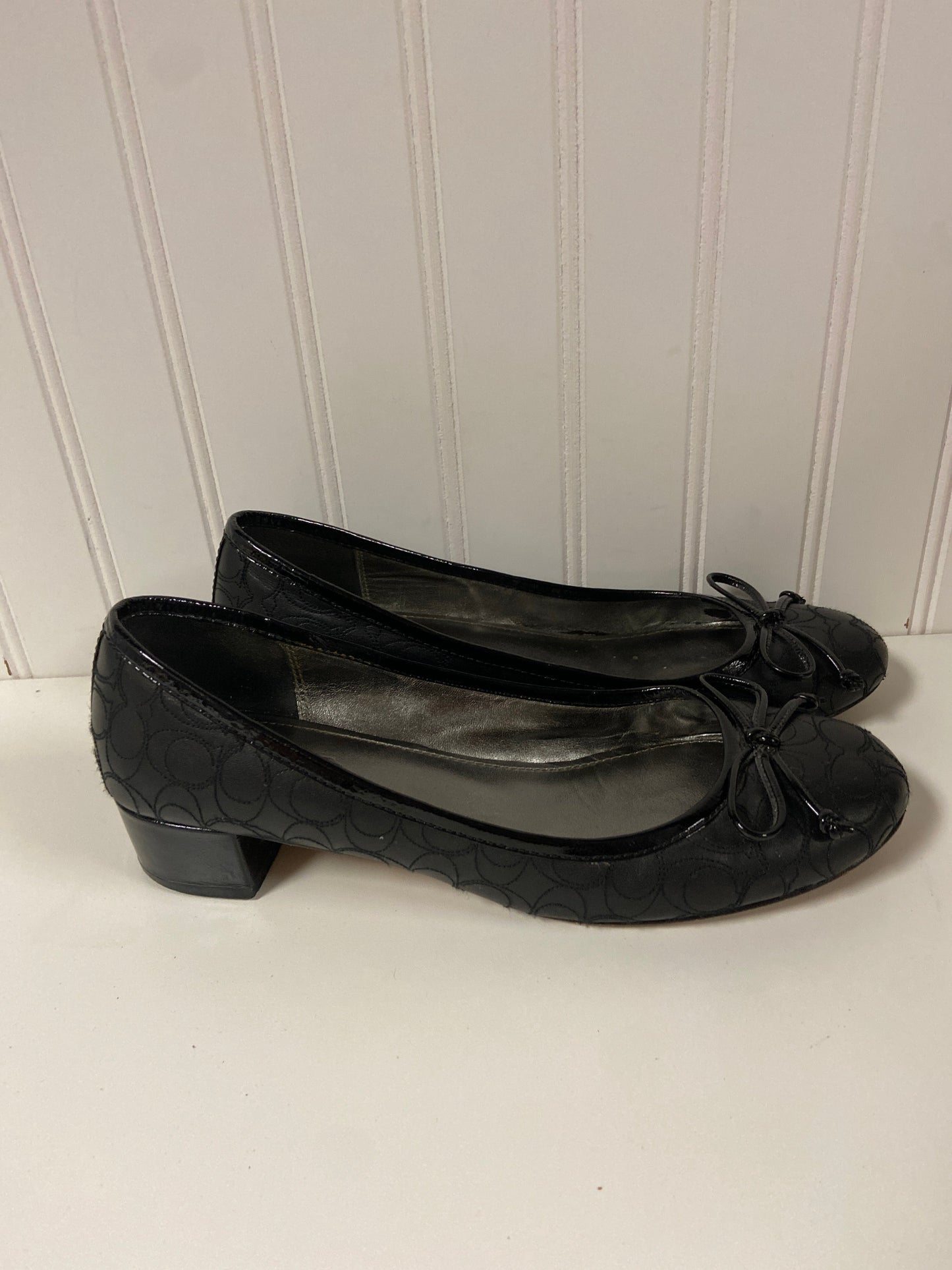 Shoes Designer By Coach In Black, Size: 8