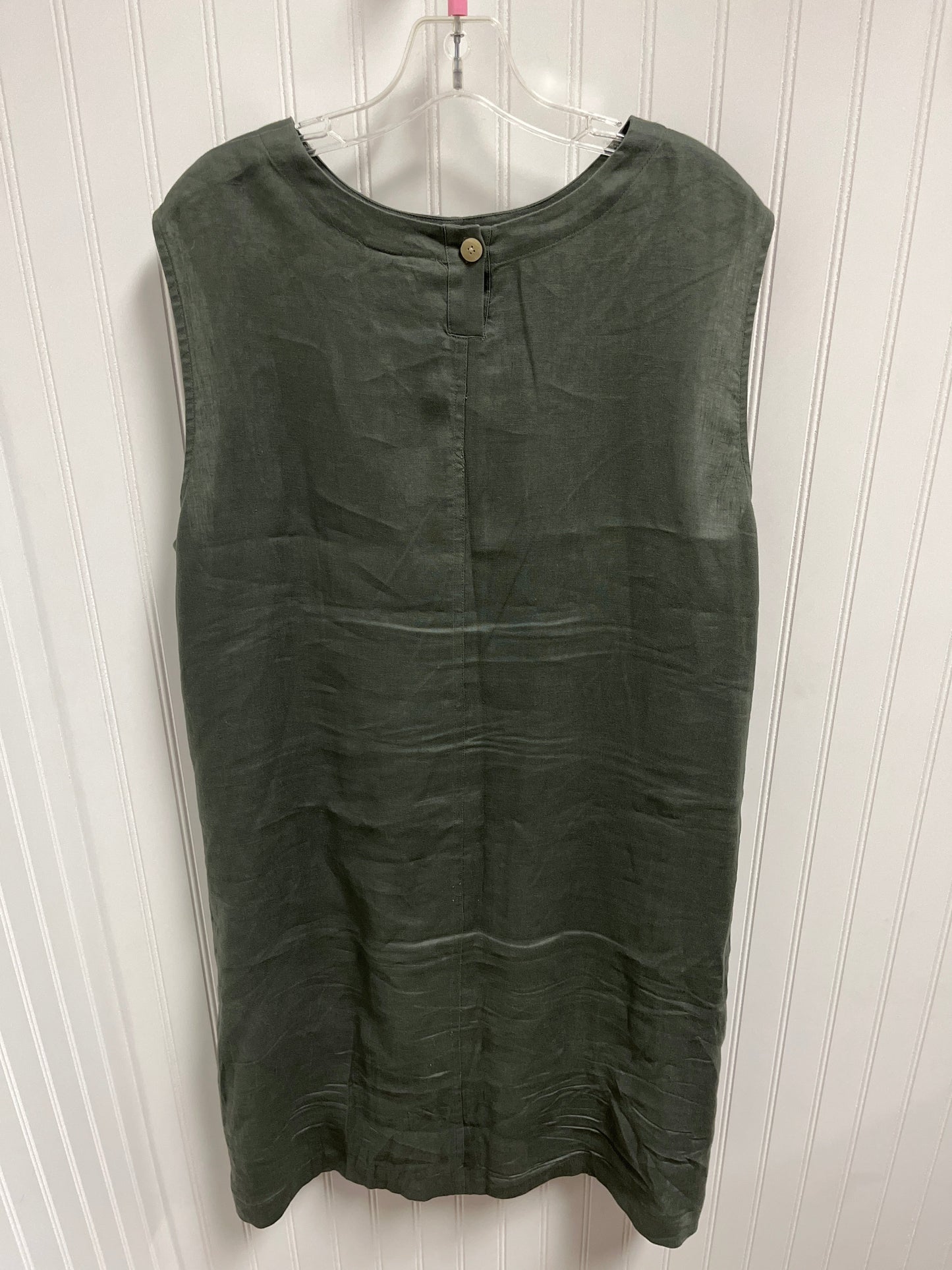 Dress Casual Midi By J. Jill In Green, Size: 3x