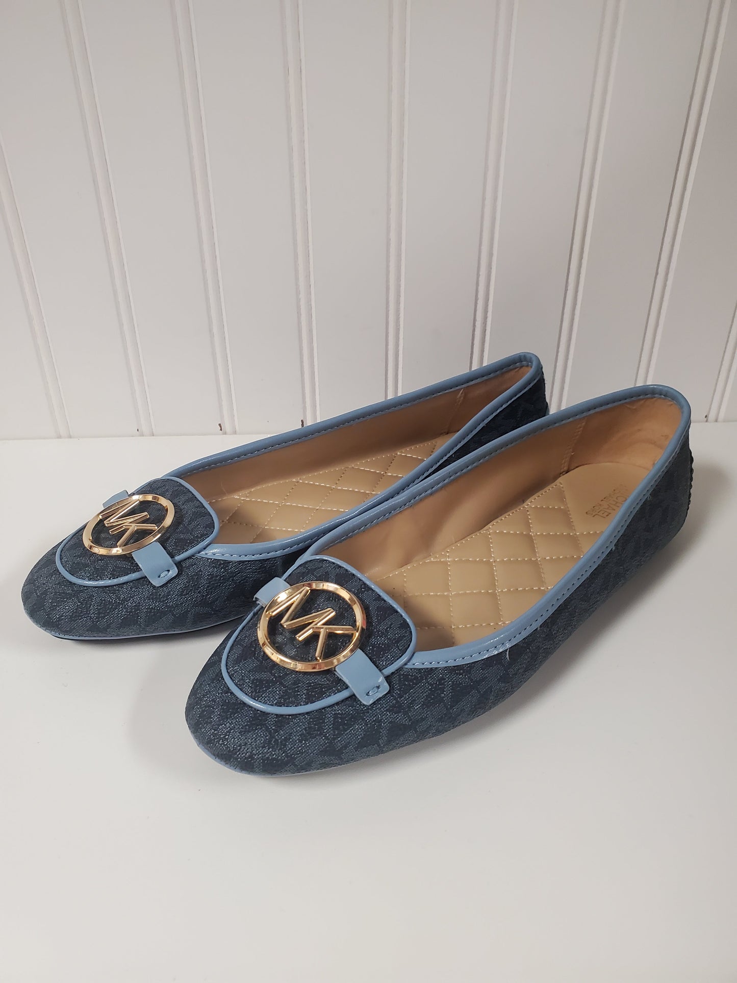 Shoes Flats By Michael By Michael Kors In Blue, Size: 9