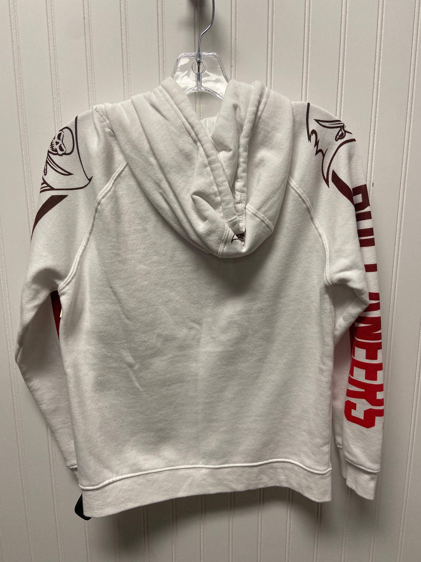 Sweatshirt Hoodie By Nfl In White, Size: S