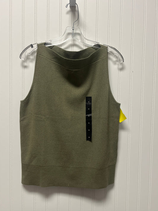 Sweater Short Sleeve By Banana Republic In Green, Size: M