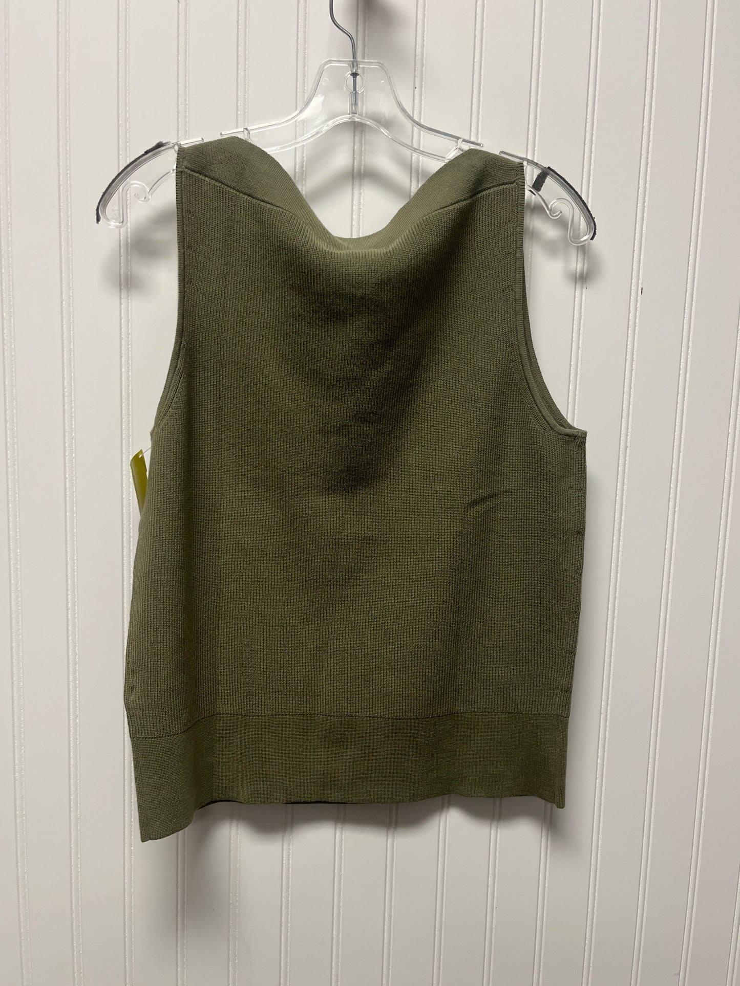 Sweater Short Sleeve By Banana Republic In Green, Size: M