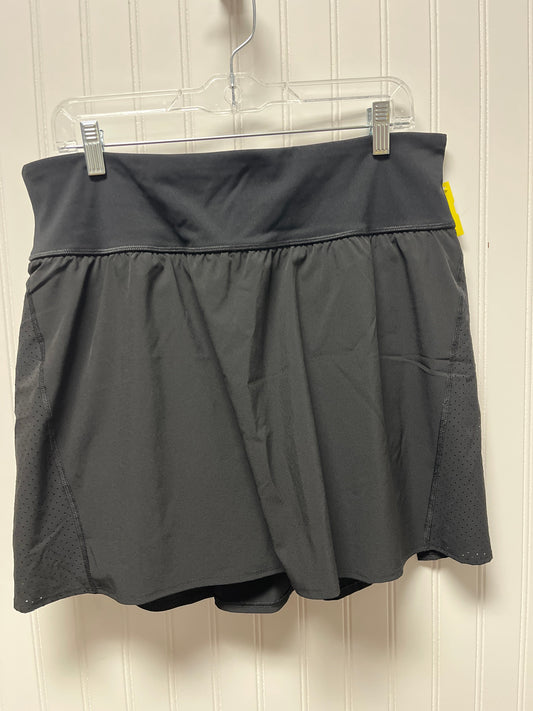 Athletic Skort By Spanx In Black, Size: 1x