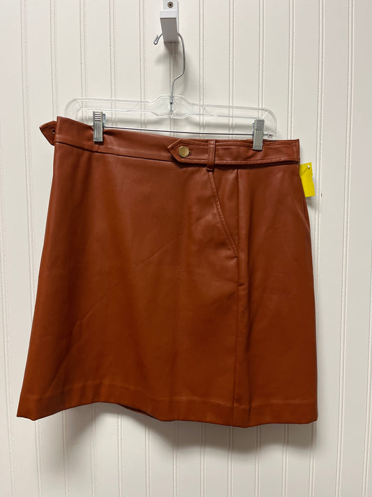 Skirt Mini & Short By Loft In Brown, Size: 10