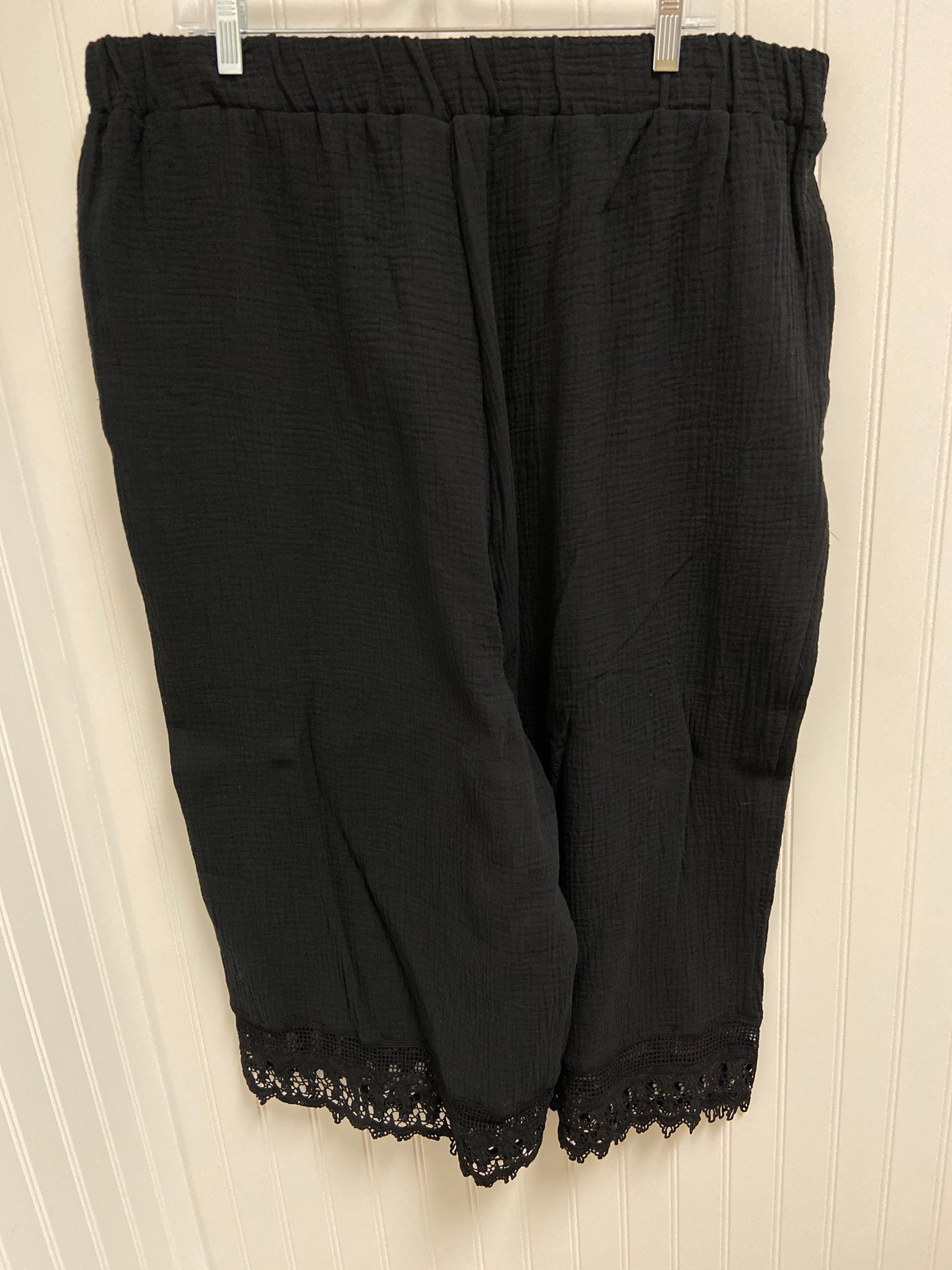 Pants Wide Leg By Joie In Black, Size: 18