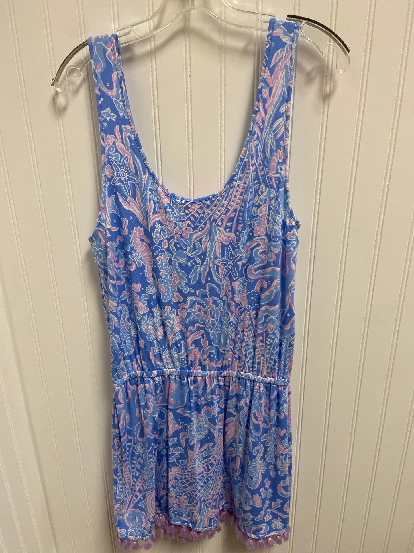 Dress Designer By Lilly Pulitzer In Blue & Purple, Size: M