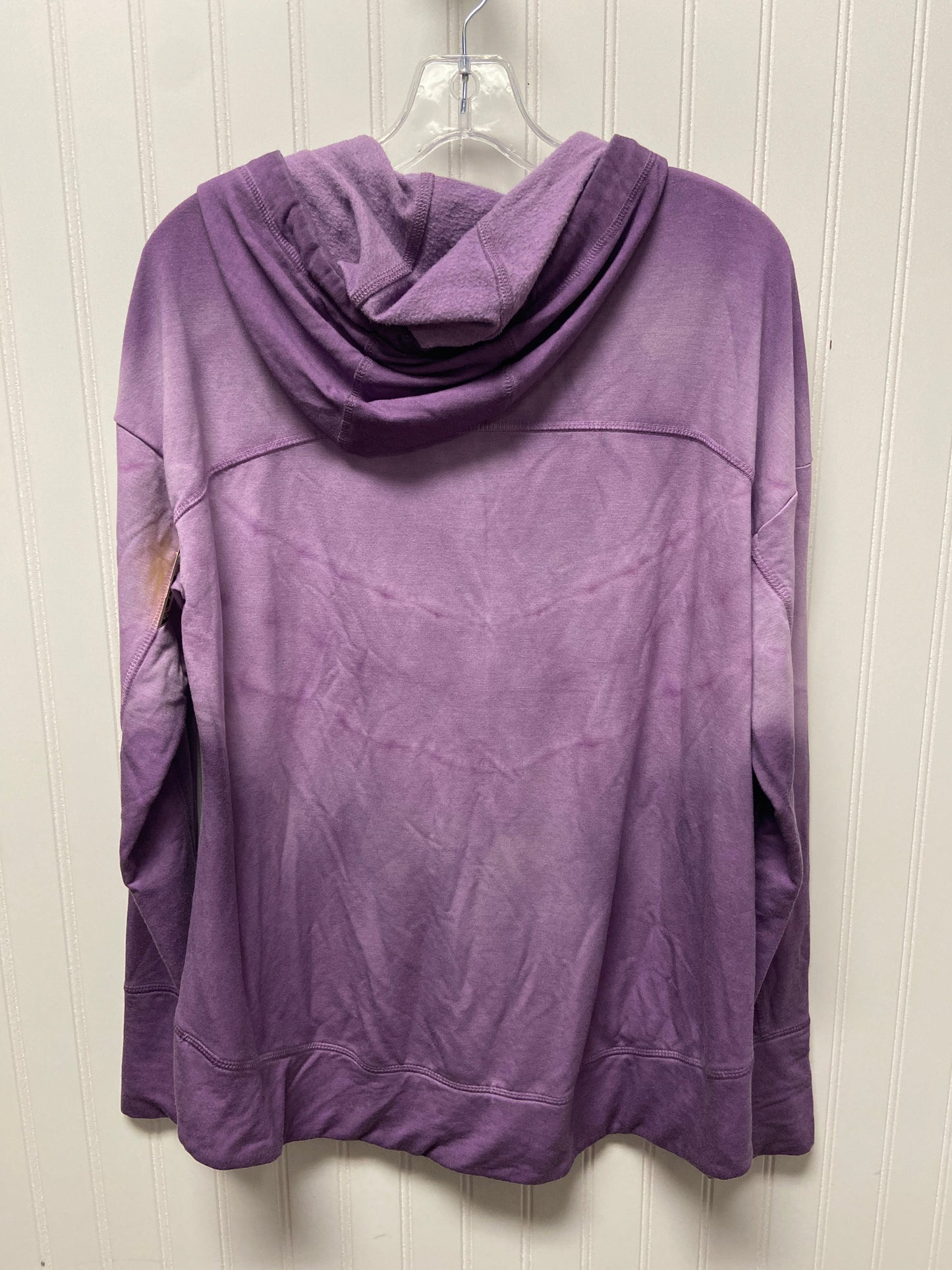 Sweatshirt Hoodie By Te Verde In Purple, Size: L