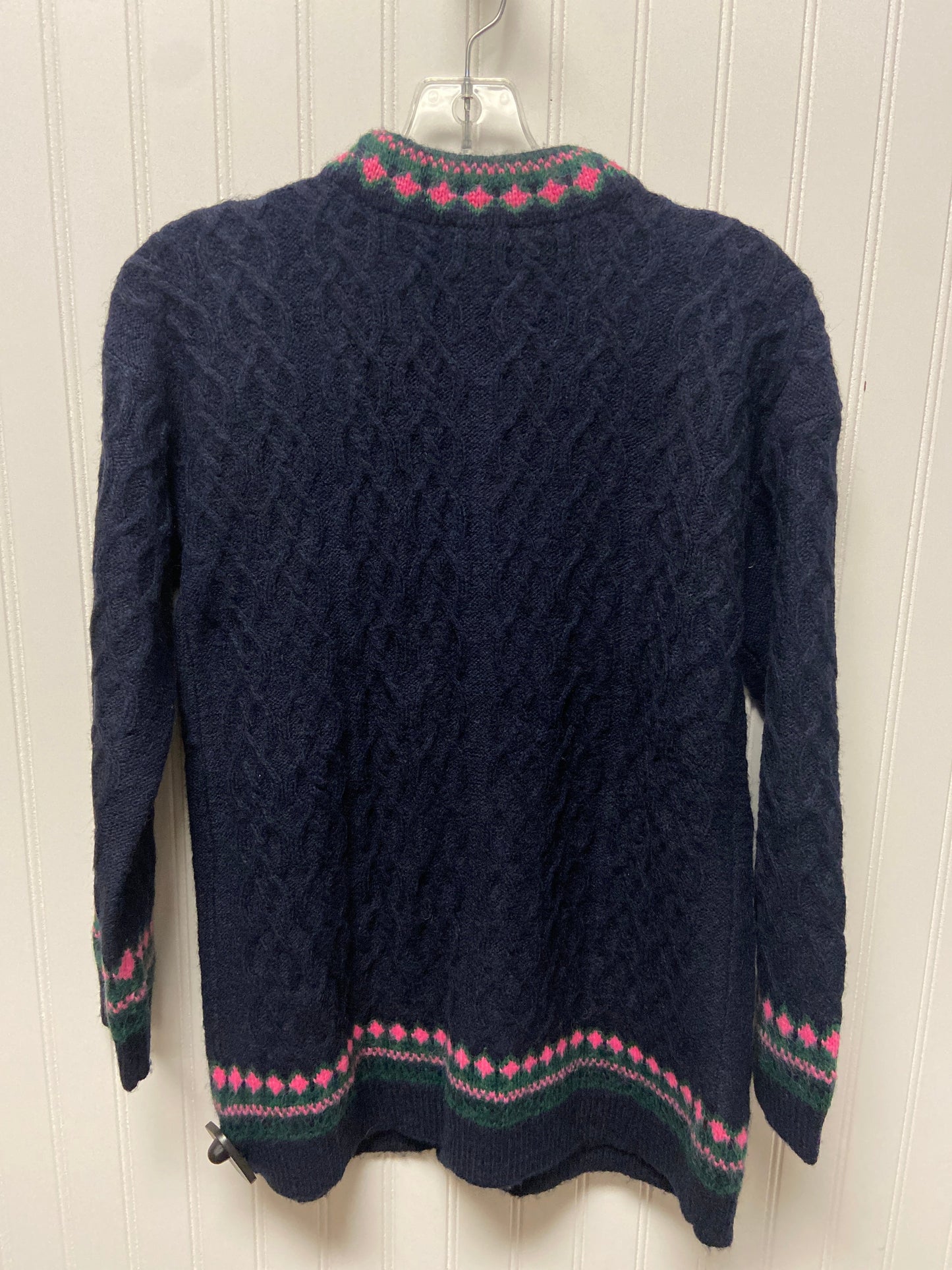 Sweater Cardigan By Talbots In Navy, Size: Sp