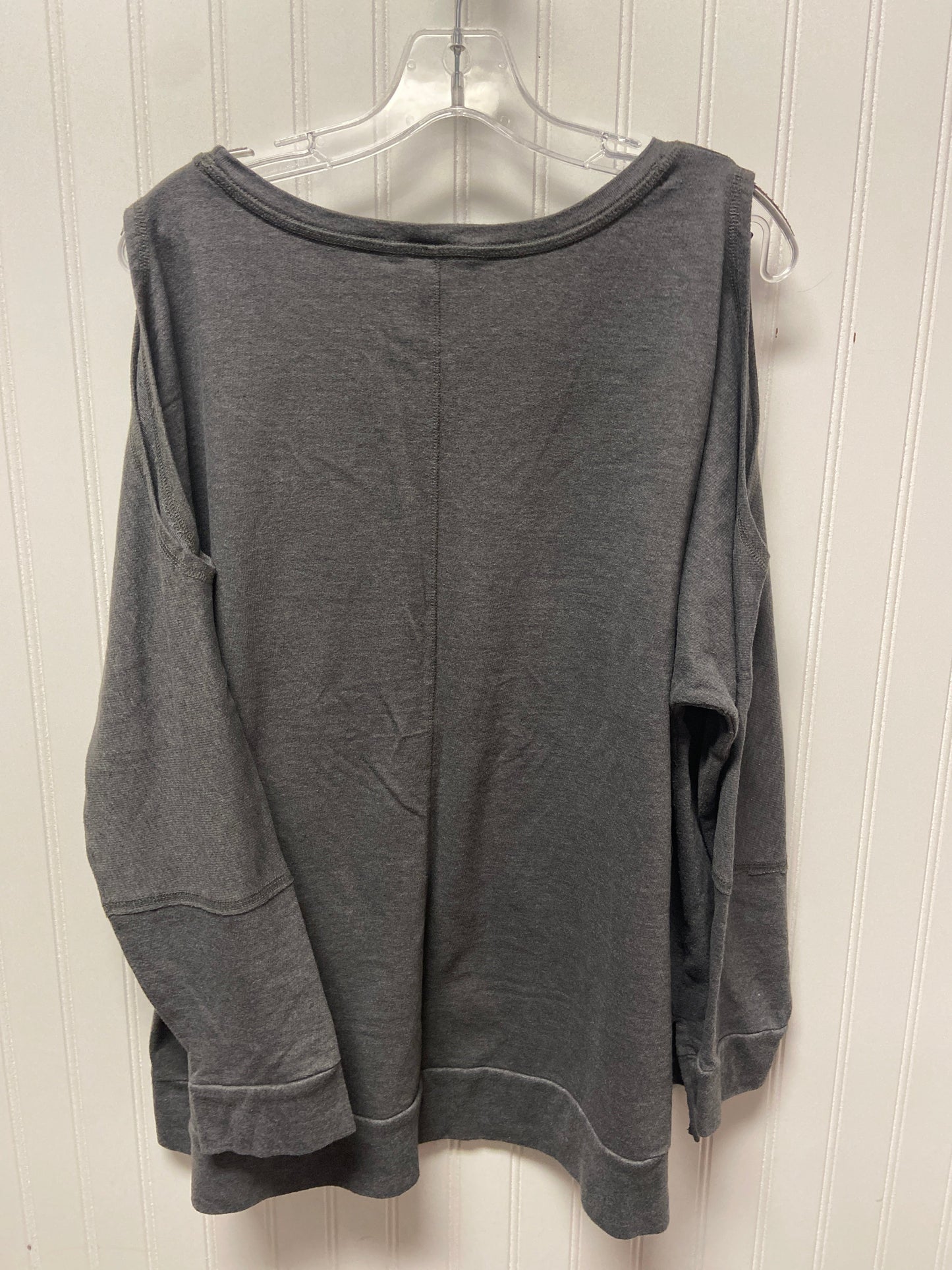 Sweatshirt Crewneck By Rock And Republic In Grey, Size: 2x