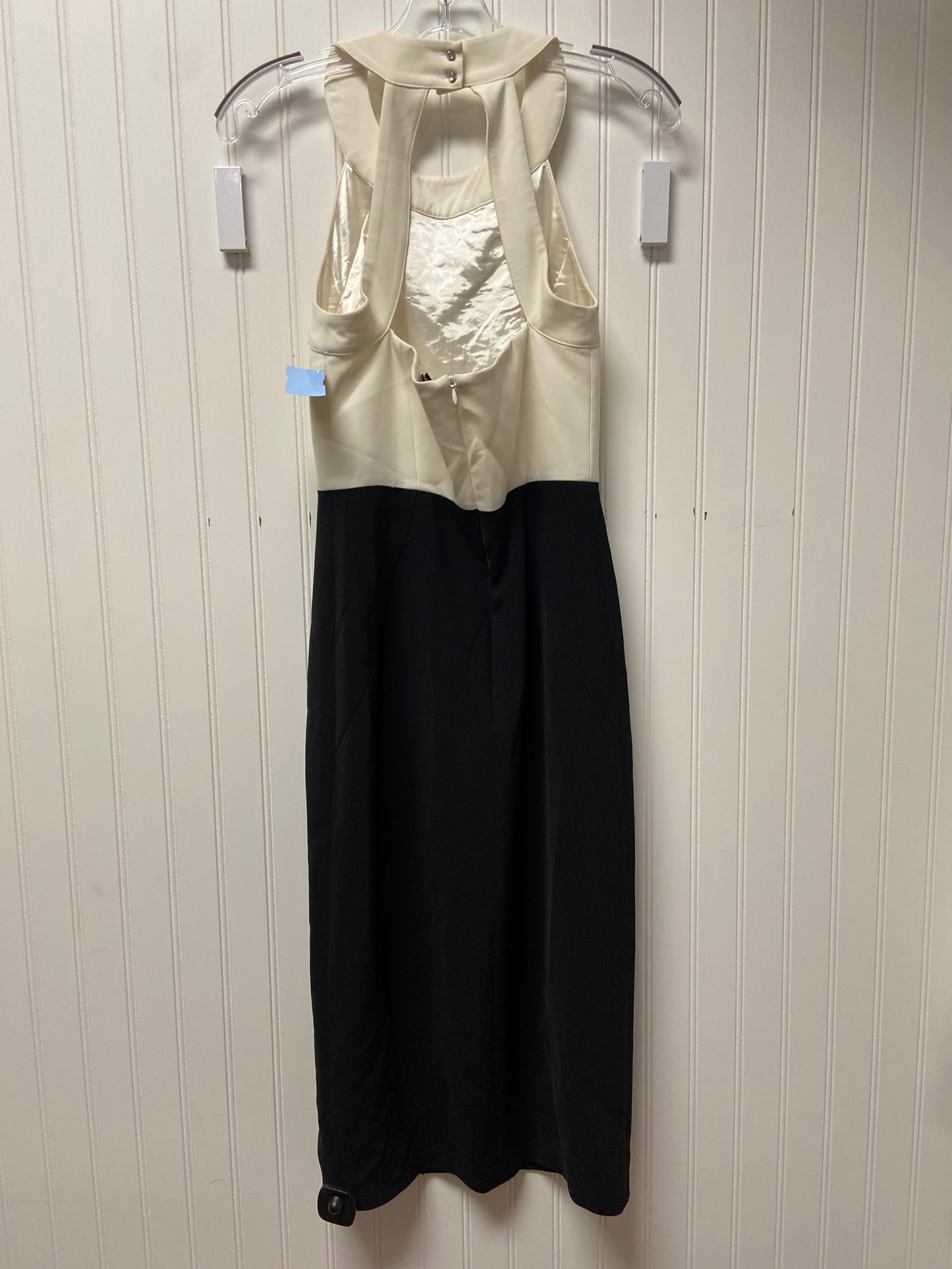 Dress Party Midi By Ted Baker In Black & Cream, Size: S