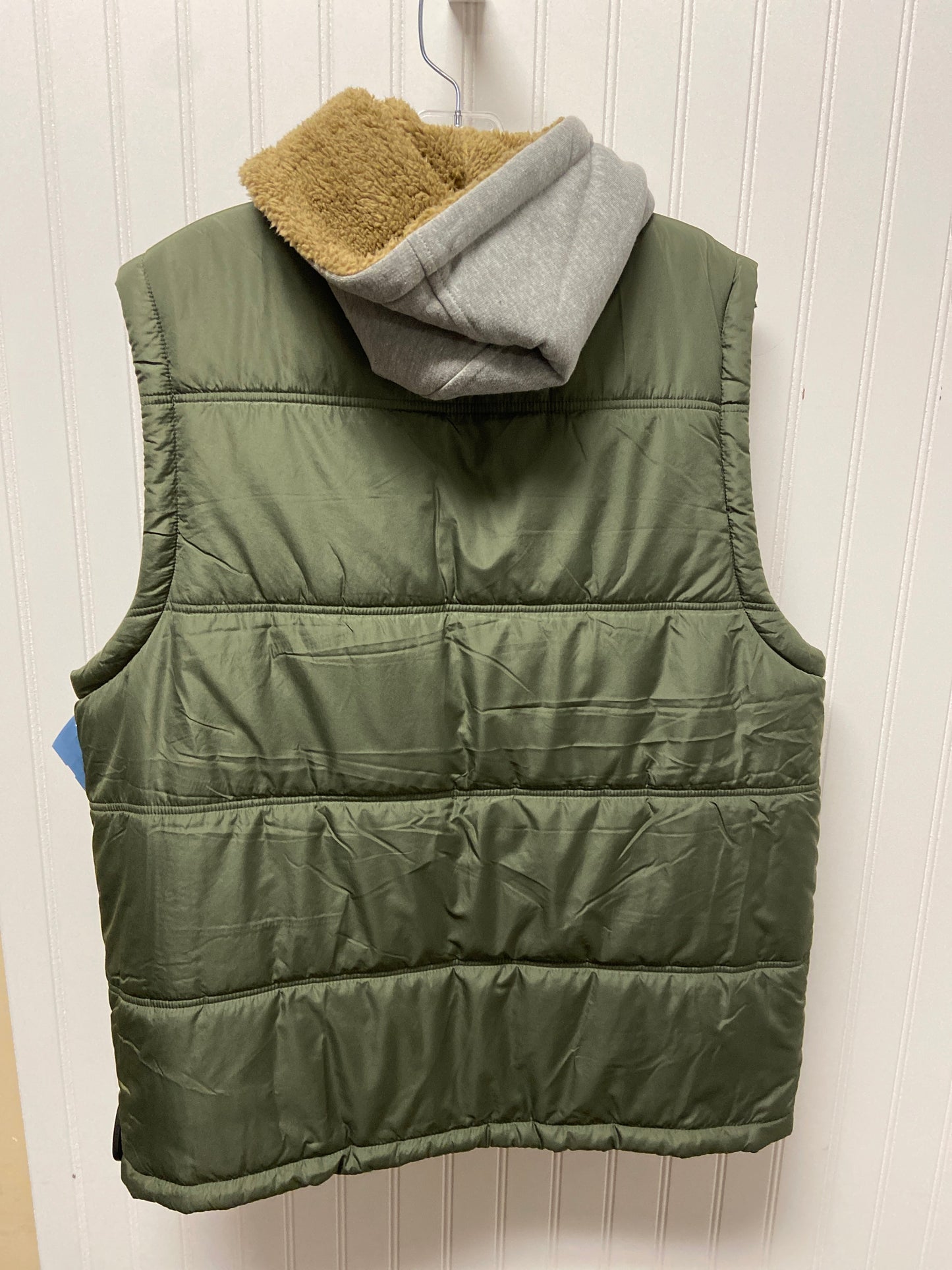 Vest Puffer & Quilted By Weatherproof In Green, Size: L