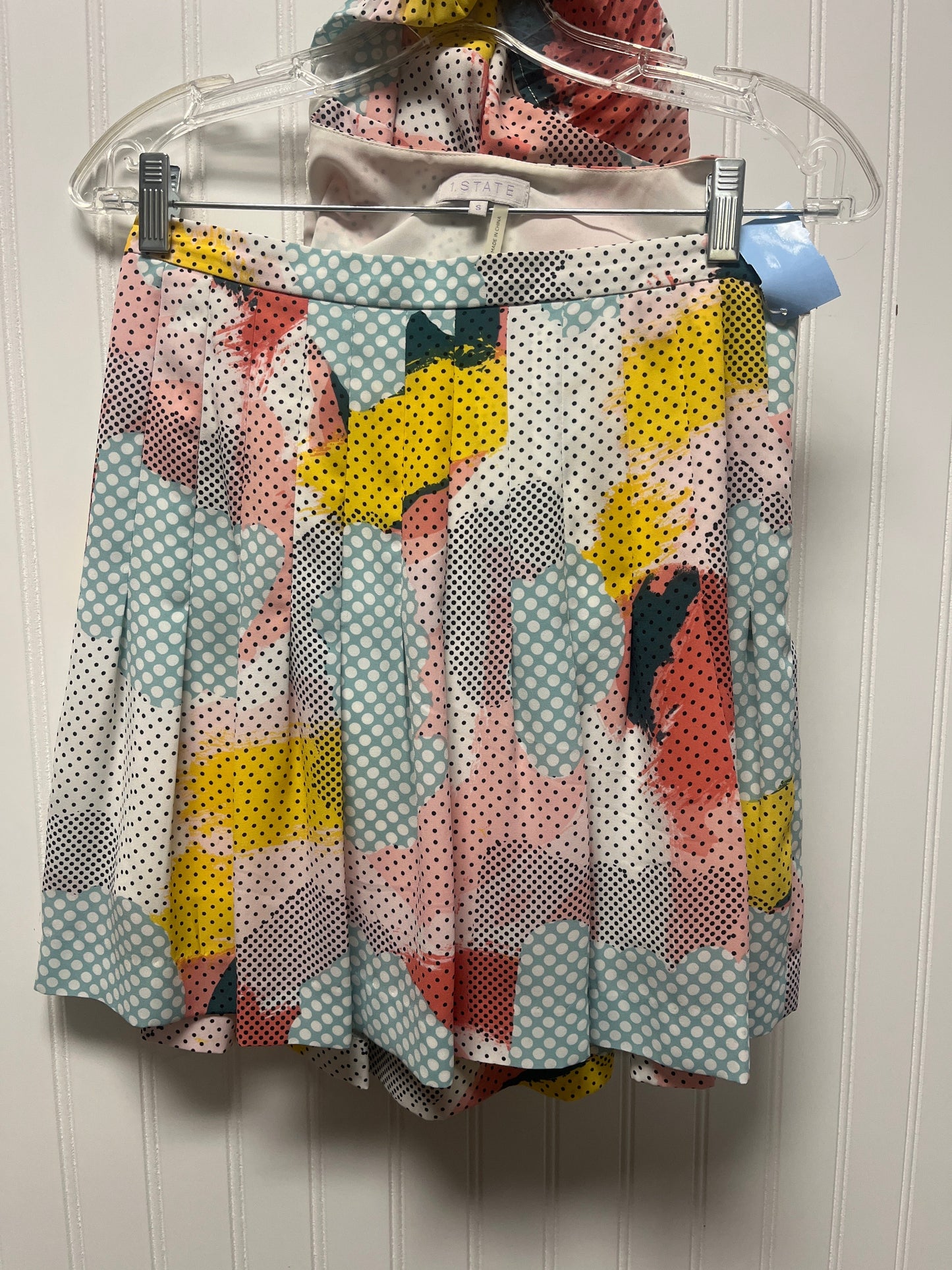 Skirt Set 2pc By 1.state In Polkadot Pattern, Size: 6