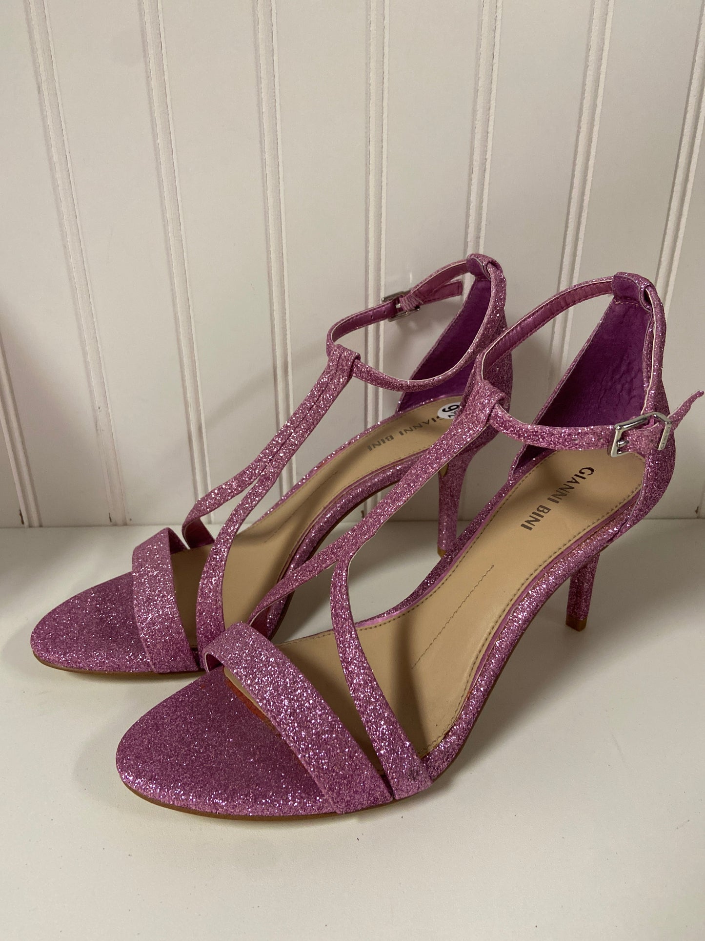 Shoes Heels Stiletto By Gianni Bini In Pink, Size: 9.5