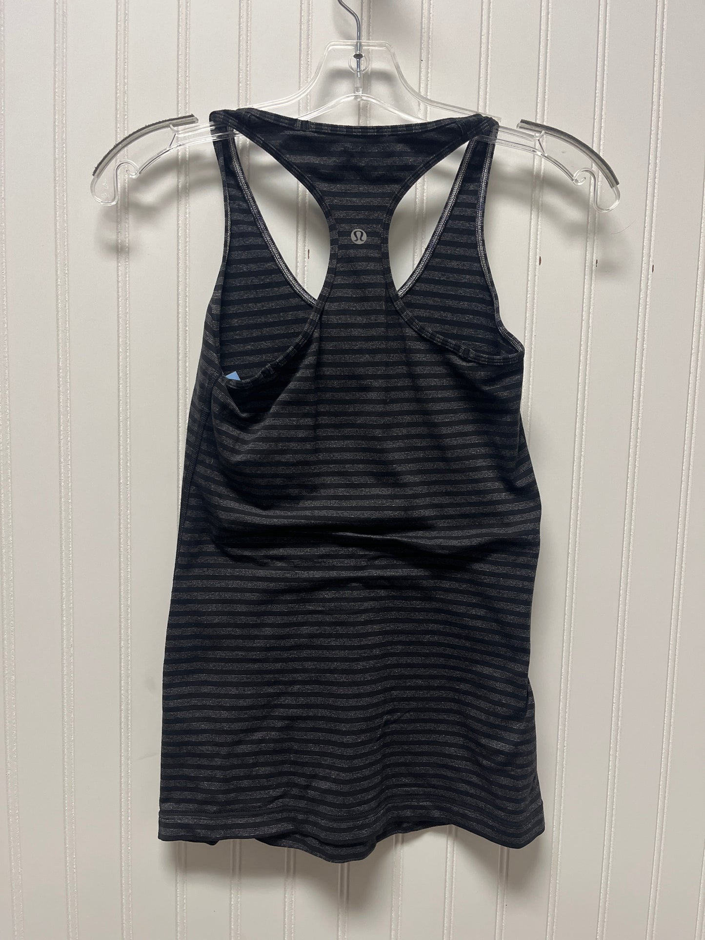 Athletic Tank Top By Lululemon In Striped Pattern, Size: S