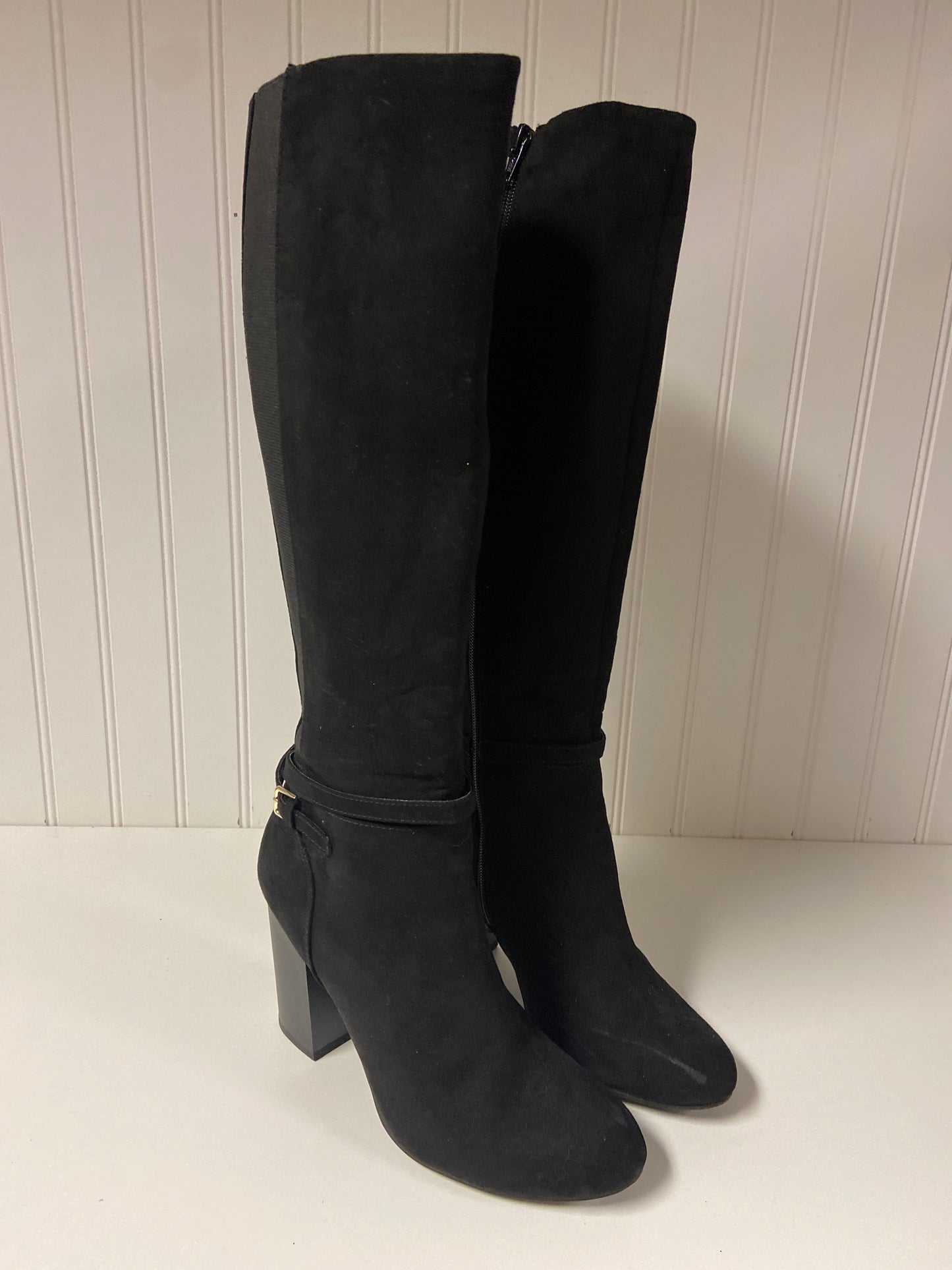 Boots Knee Heels By Lc Lauren Conrad In Black, Size: 8.5