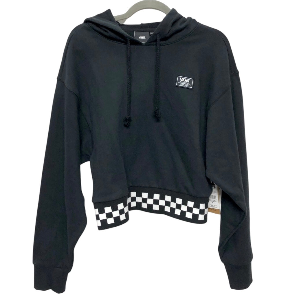 Sweatshirt Hoodie By Vans In Black, Size:M