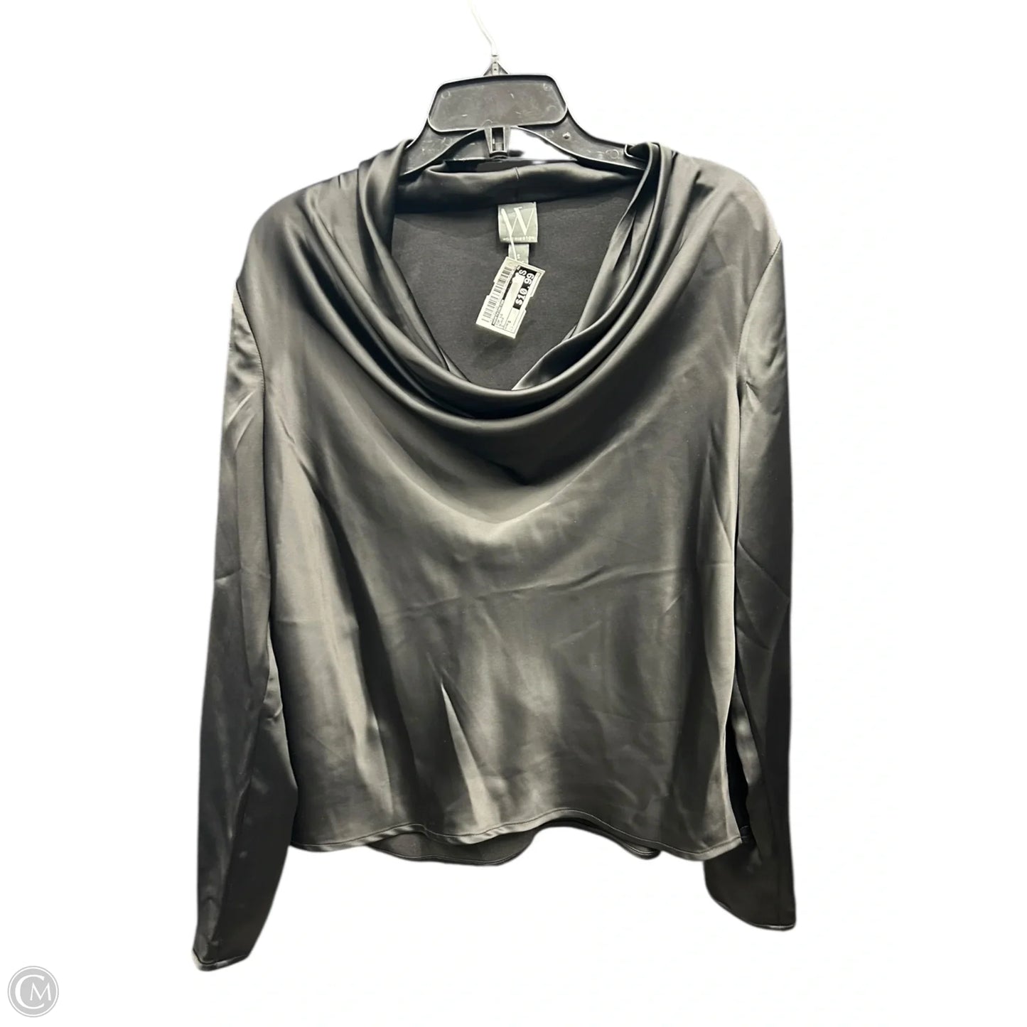 Top Long Sleeve By Worthington In Black, Size: S