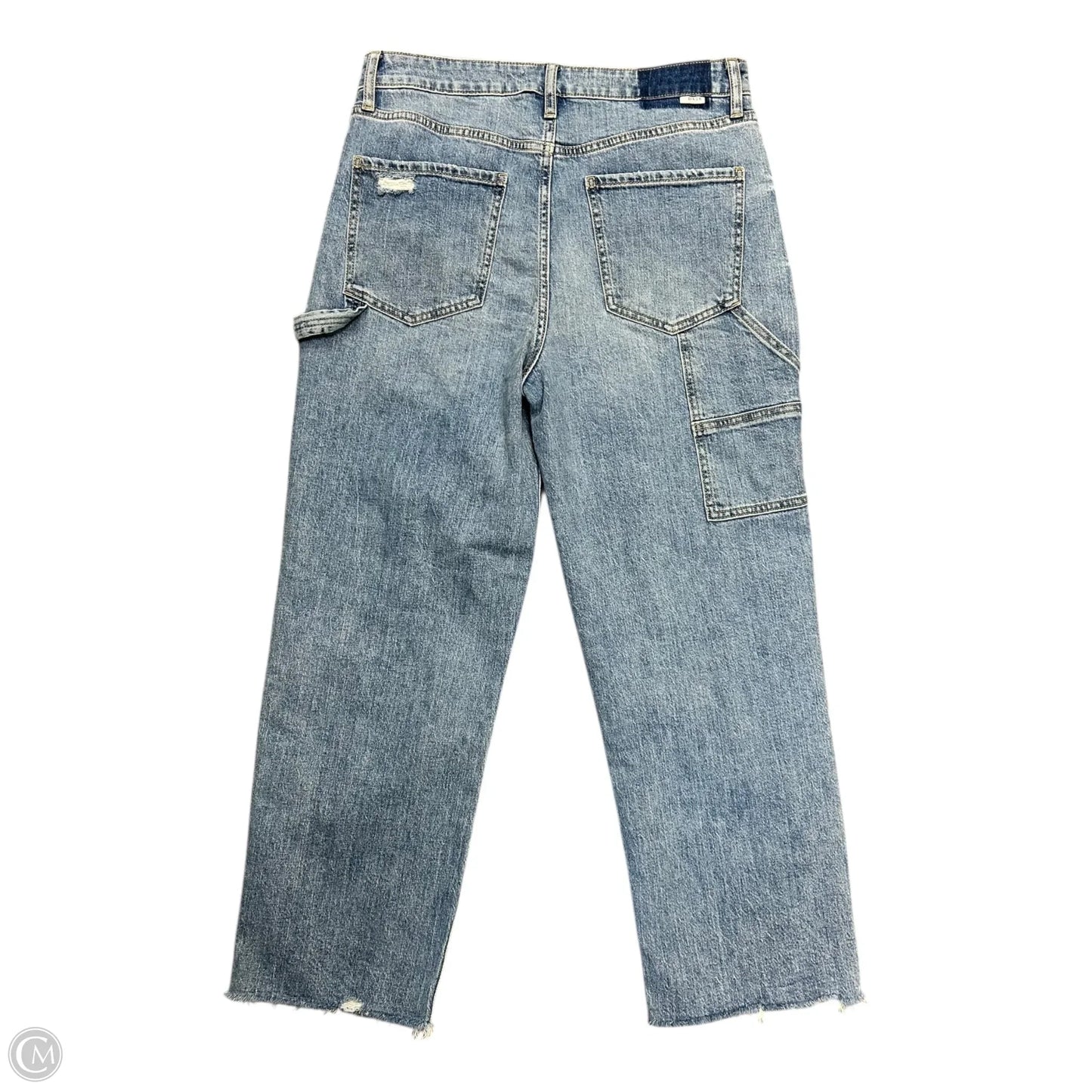 Jeans Straight By Daze Denim In Blue Denim, Size: 8