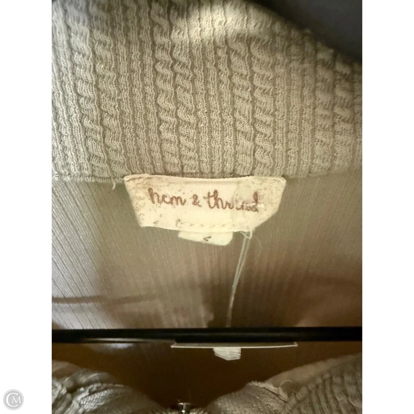 Jacket Other By Hem & Thread In Beige, Size: S