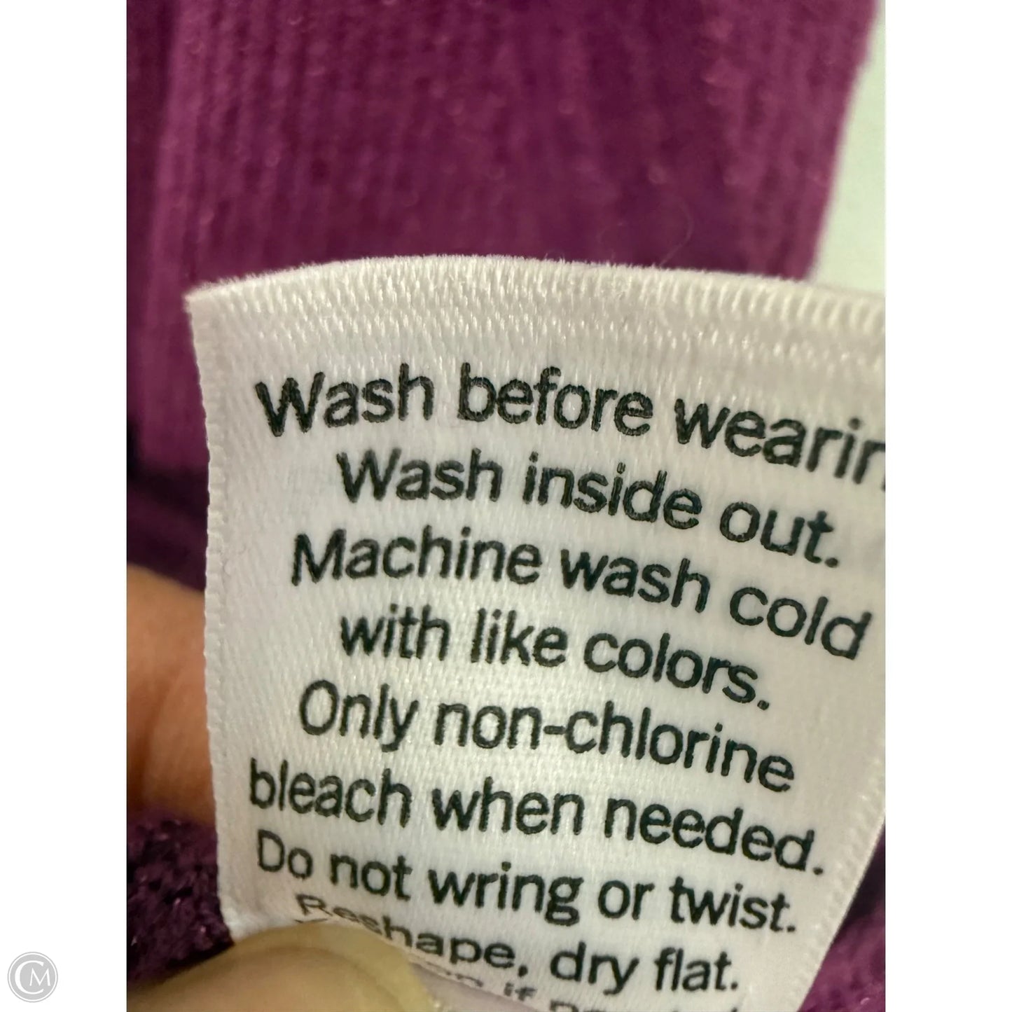 Sweater By Nine West In Purple, Size: L